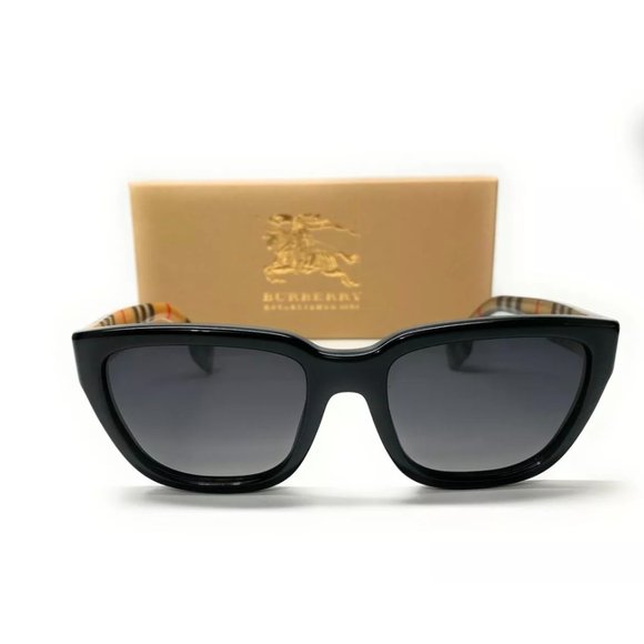 Burberry Women\'s Black Grey Gradient Sunglasses! main image 4